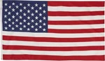 Valley Forge USS-1 Polycotton Multicolored Printed American Flag 60 W X 36 H In.. Fixed Price $10.99.