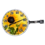 Taylor 5638 Dial Thermometer Sunflower Plastic Yellow 5.25". Fixed Price $8.95.