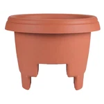 Deck Planter 12 Inch Terra Cotta Plastic Flower Box Railing Pot. Fixed Price $23.50.