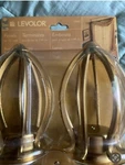 Levolor Curtain Rod Birdcage Ends. Fixed Price $10.99.