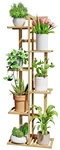 Dolceluna Plant Stand Indoor Corner, Tiered Bamboo Shelf 46 Inch Tall,. Fixed Price $54.58.