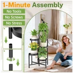 Folding Flower Display Shelf, 5 Tier Orchid Rack. Fixed Price $65.59.