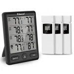 Geevon Indoor Outdoor Thermometer Wireless With 3 Remote Sensors, Digital Hygrom. Fixed Price $34.51.