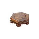 Traditional Craft Display Stand Wooden Base Rosewood Pedestal Oriental V.... Fixed Price $17.21.
