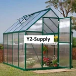 New! Palram Canopia Nature 6' X 8' Greenhouse, Frame, Twin-wall!!. Fixed Price $2139.95.