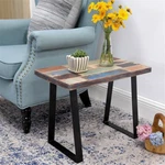Greenage Side Table Reclaimed Wood Small Accent Coffee End Rectangular. Fixed Price $63.69.