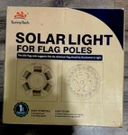 Sunnytech Solar Power Flagpole Light. Fixed Price $13.25.