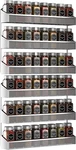 Auledio 2 Pack Spice Rack Organizer, 3 Tier Counter-top Stand Wall Mounted. Fixed Price $47.99.