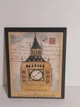 Garden Ridge Big Ben Tower Clock London England Souvenir Post Card Wall Art Deco. Fixed Price $12.79.
