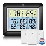 Urageuxy Indoor Outdoor Thermometer Wireless With Sensors, 328FT Range Digital. Fixed Price $38.59.