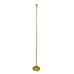 8FT Silver Indoor Flag Pole And Gold Base Kit (ball Top) Premium. Fixed Price $32.88.