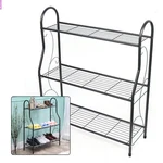3 Tier Metal Plant Stand Flower Pot Rack Holder Indoor/outdoor Shelf. Fixed Price $27.61.