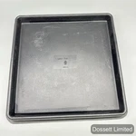 Tusco Products TRSQ15BK Square Saucer, 15-INCH, Black. Fixed Price $37.99.