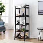Ladder Bookshelf 5 Tier Wood Bookcase Shelving Unit Plant Stand For Living Room. Fixed Price $63.00.