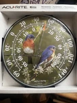 Acurite 01598A1 12.5-INCH Wall Thermometer, Bluebirds. Fixed Price $26.00.