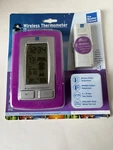 Weather Channel La Crosse Wire Less Technology Digital Thermometer Purple. Fixed Price $25.00.