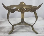 Vintage Brass Rose/leaf Design Pedestal Plant Orb Stand Bowl Display Replacement. Fixed Price $31.92.