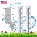 Timenued Gaugerain Gauges Outdoors Best Rated Stainless Steel Mounting. Fixed Price $12.22.