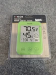 Taylor 1744GR Digital Thermometer Plastic Green 4.75" Indoor Comfort Station. Fixed Price $17.00.
