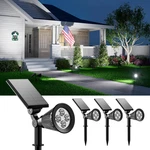 4 Pack Solar Spotlights Outdoor Waterproof For Tree, Statue, Flower, Pot, Bush,. Fixed Price $87.61.
