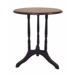 Dark Cherry Finish Round Accent Table Plant Stand Ore H-8. Fixed Price $45.00.