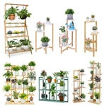Multi Tier Bamboo Plant Stand Flower Pot Holder Shelf Rack Display Indoor Outdoo. Fixed Price $34.94.