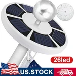26 Led Solar Powered Flag Pole Light Auto Active Super Bright Waterproof Usa. Fixed Price $14.99.