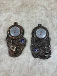 Vtg Montana Native American Chief And Deer Thermometer Japan. Fixed Price $40.00.