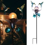 Vcuteka Solar Lights Outdoor Metal Garden Stake Waterproof Crackle Glass Glob.... Fixed Price $52.03.