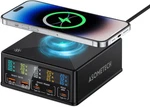 Charging Station, 160W 5-PORT Usb With 65W Pd, QC3.0, Wireless Charger, Lcd.... Fixed Price $90.95.