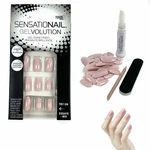 Artificial Manicure Set Glue Mini File Stick Gel Nails 31 Pc. Fixed Price $6.99.
