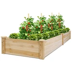 Costway Wooden Vegetable Raised Garden Bed Backyard Patio Grow Flowers Planter. Fixed Price $69.99.