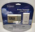 New Oregon Scientific Wireless Thermometer & Alarm Clock Indoor/outdoor RAR601. Fixed Price $44.95.