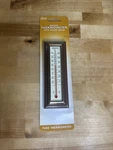Vintage Springfield Plastic Indoor Thermometer Wood Gain Tube Retro Wall Hanging. Fixed Price $12.75.