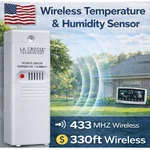 La Crosse Wireless Outdoor Temperature & Humidity Sensor - Fast, Accurate. Fixed Price $30.99.