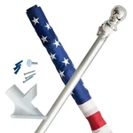 Valley Forge American Flag Kit 30X48 Nylon Sewn W/ Pole & Hardware. Fixed Price $85.95.