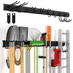 Wall Mount Tool Storage Rack 15 Pcs Heavy Duty Steel Yard Garden Organizer. Fixed Price $39.85.