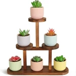 3 Tier Wood Table Top Plant Standsmall Windowsill Shelf Desk Succulent. Fixed Price $26.40.