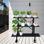 Garden Plant Shelf Moving Holder 3-TIER Metal Stand. Fixed Price $91.27.