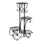 Stand, Heavy Duty Iron Flower Pot Rack For Indoor Outdoor. Fixed Price $37.42.