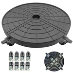 20 Inch Heavy Duty Plant Caddy With 360 Lockable WHEELS,600 Lbs Capacity,ou. Fixed Price $49.50.