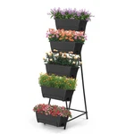 Raised Garden Bed Planter 5 Tier Vertical Drainage Holes Grey Fogein Indoor. Fixed Price $74.99.