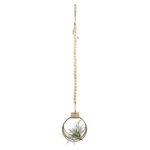 New! Flora Bunda Handmade Air Plant Hanger W/ Wooden Beads, Metal Rings, 29X5.5. Fixed Price $13.99.
