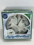Vintage 1997 Mark Feldstein Authentic Singing Bird Desktop Or Wall Clock Nib. Fixed Price $34.99.