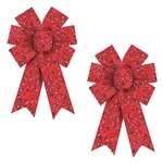 Abtols 2PCS Bandana Floral Wreath Bows, Red Vintage Paisley Indian Decorative.... Fixed Price $16.43.