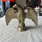 Vintage Brass Eagle Flag Pole Topper 4.25 Tall American Patriotic. Fixed Price $29.00.