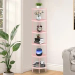 Tier Corner Stand, 66 Tall Bookshelf Multipurpose Shelving Un.... Fixed Price $54.77.