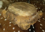Carved Wooden Pedestal Base Riser Architectural Capital Cheese Cake Plant Stand. Fixed Price $24.99.