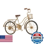 79 Metal Bike Decorative Sculpture Home Statue, Accent Figurine 19" X. Fixed Price $41.84.