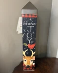 Studio M 22" Art Pole Winter Joy Hope Cardinal Garden Yard Decor By Susan Winget. Fixed Price $62.50.